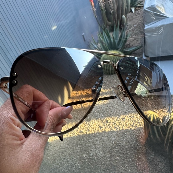 Celine Brown Aviator sunglasses 41392/S - Picture 9 of 11